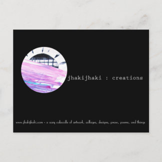 Kunst Postkarte, Sonnenuntergang von überall Postkarte