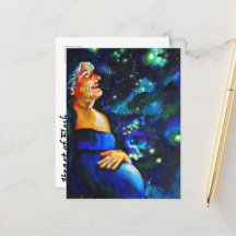 Kunst Print Postcard - Sarah, Mutter der Nationen