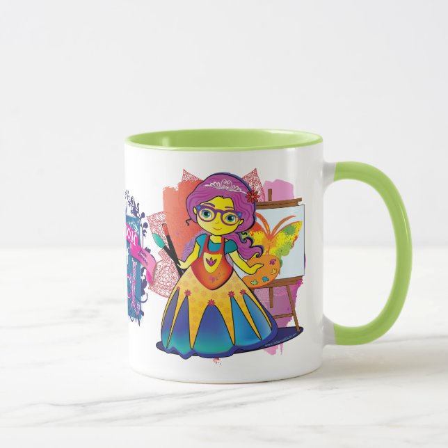Kunst-Prinzessin Mug! Tasse (Rechts)