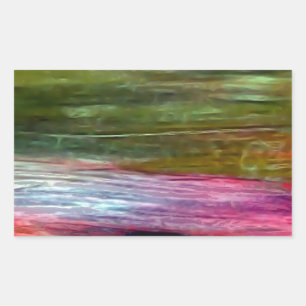 Kunst Rechteckiger Aufkleber