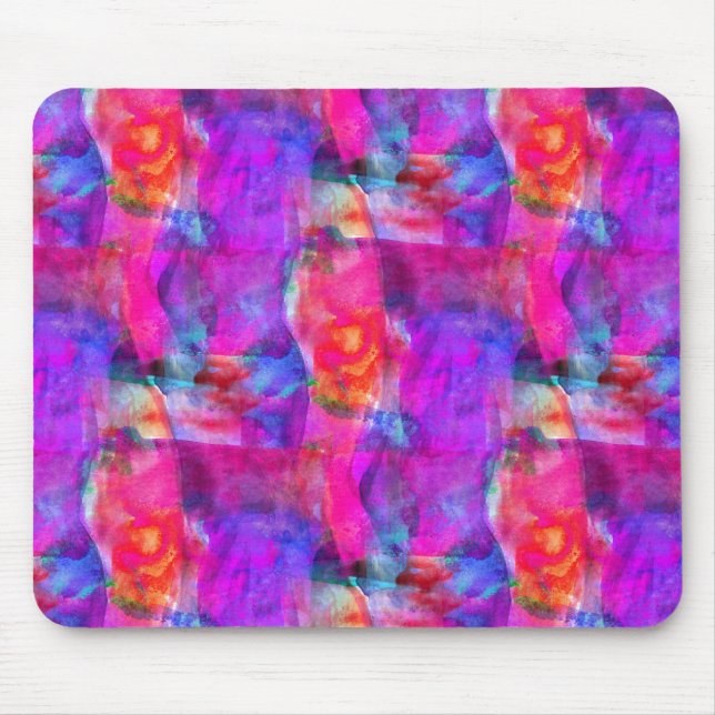 Kunst rosa, blau, rote Textur Hintergrund Mousepad (Vorne)