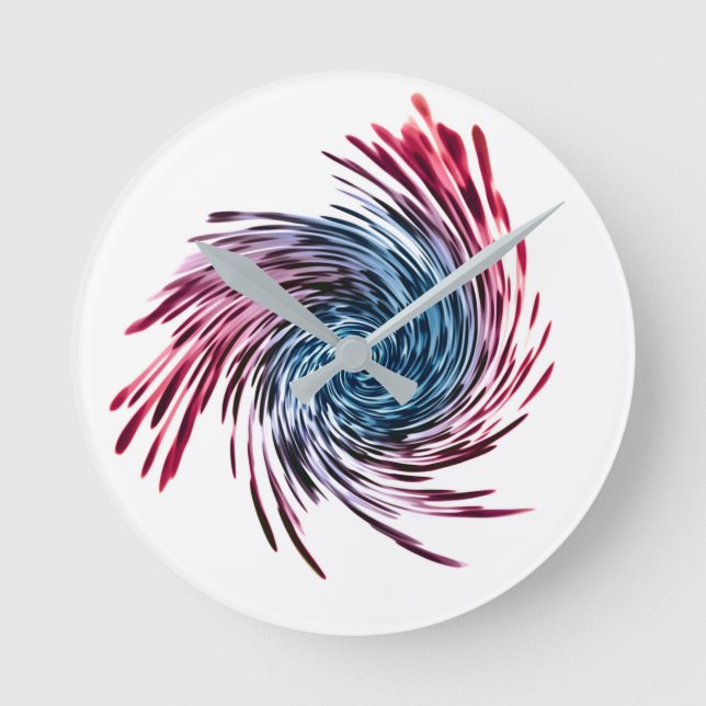 KUNST  RUNDE WANDUHR (Vorderseite)
