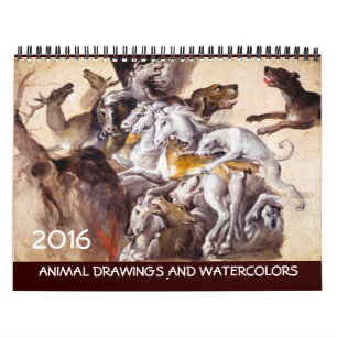 KUNST-SAMMLUNG/Tierzeichnungen 2016 Kalender