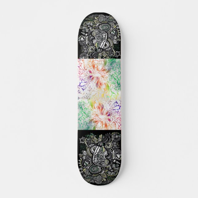 Kunst scate Brettart Skateboard (Vorne)