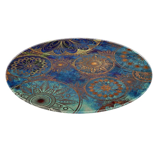 Kunst-Schmutzmuster Schneidebrett (Ecke)