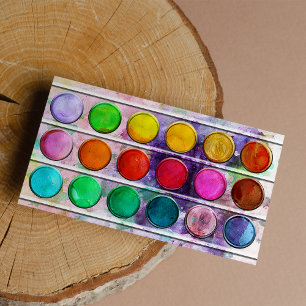 Kunst-Spaß-bunter Farben-Farbkasten