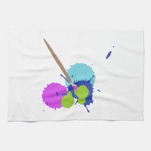 Kunst-Spritzer Handtuch