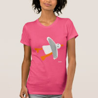 Kunst-T - Shirt: John-Farbstoff-kornische Seemöwe