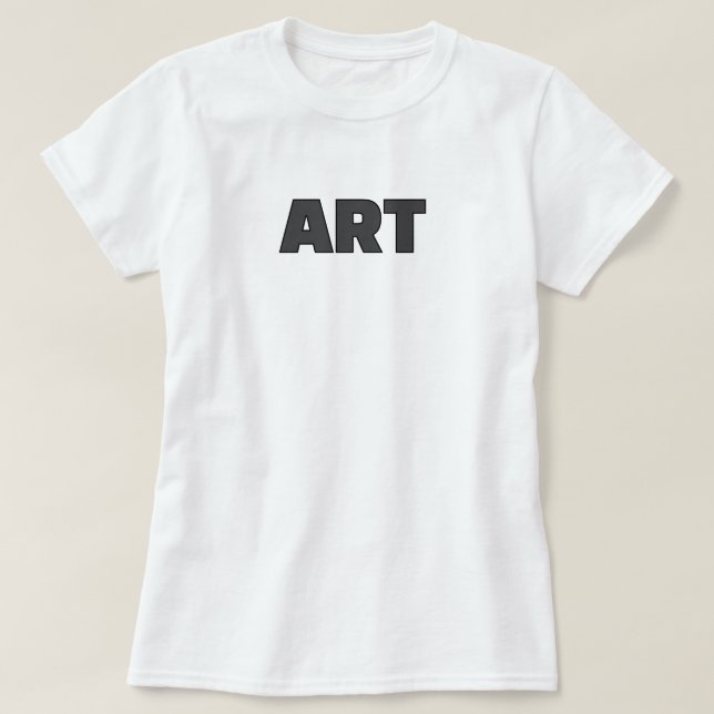 Kunst-T-Shirt T-Shirt (Design vorne)