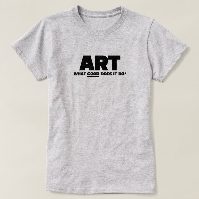 Kunst-T-Shirt T-Shirt (Design vorne)