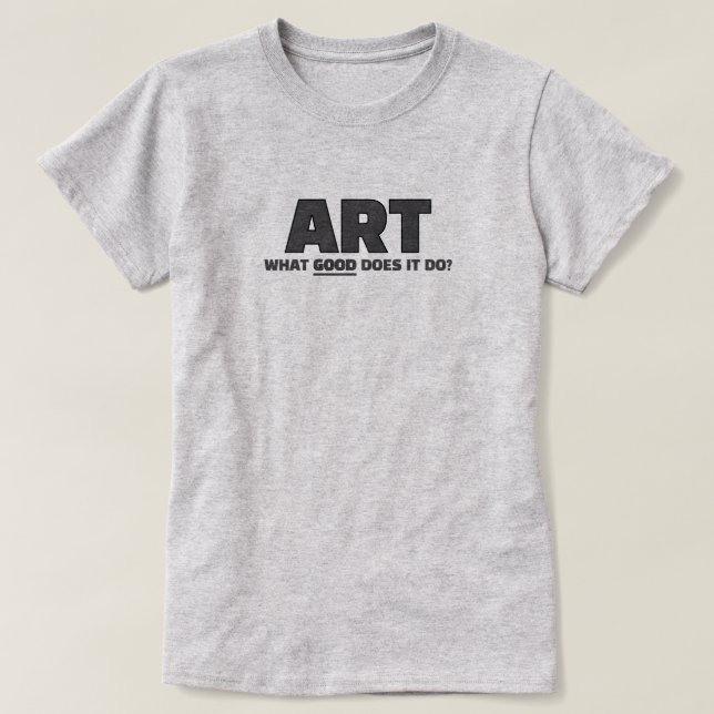Kunst-T-Shirt T-Shirt (Design vorne)