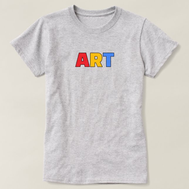 Kunst-T-Shirt T-Shirt (Design vorne)