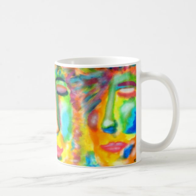 Kunst-Tasse der Mädchen Nachtfeine heraus Kaffeetasse (Rechts)