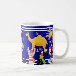 Kunst-Tasse: John-Farbstoff-Weihnachtskunst-Tasse. Tasse