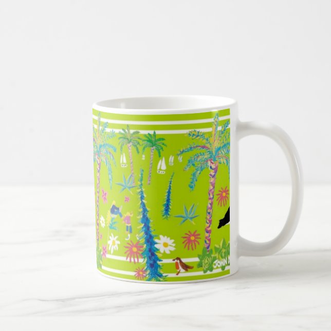 Kunst-Tasse: Tresco Abtei-Garten Kaffeetasse (Rechts)