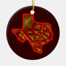 Kunst Texas Scribbleprint