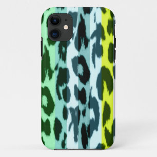 Kunst Tierdruck Fell Haut des Leoparden iPhone 11 Hülle