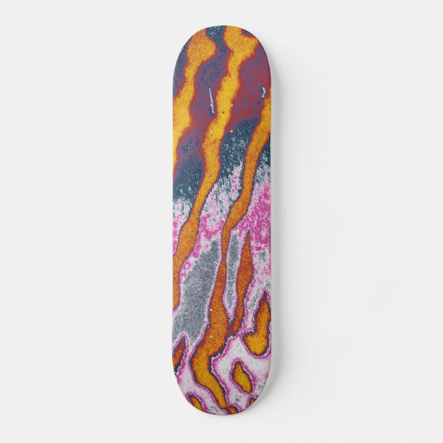 Kunst Tierfell 4 Skateboard (Vorderseite)