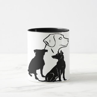 Kunst-Trio von Loyal Paws Tasse