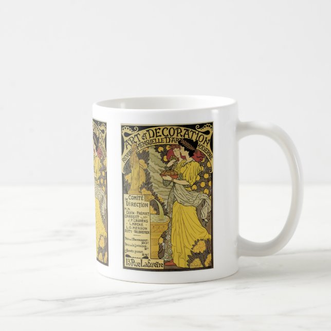 Kunst und Dekoration Kaffeetasse (Rechts)