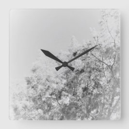 KUNST UND DESIGN DER Wall-Clock-KUNST Quadratische Wanduhr