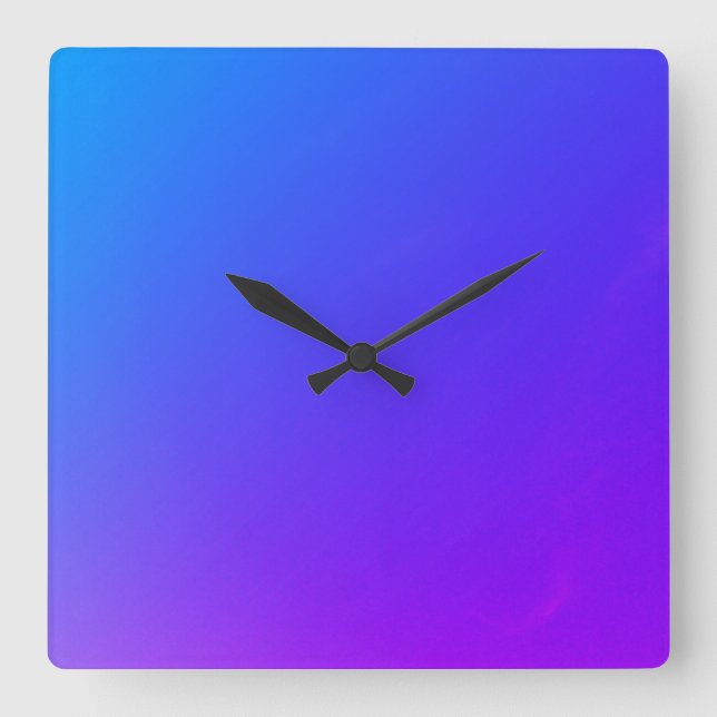 KUNST UND DESIGN DER Wall-Clock-KUNST Quadratische Wanduhr (Vorderseite)