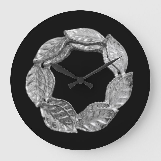 KUNST UND DESIGN KLICKEN GROßE WANDUHR (Vorderseite)