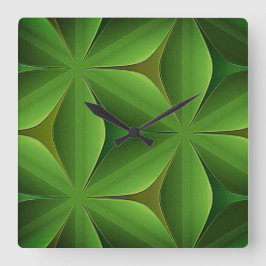 KUNST UND DESIGN KLICKEN QUADRATISCHE WANDUHR