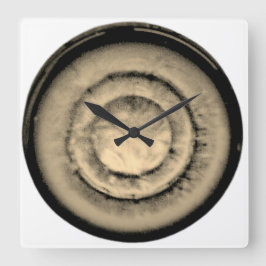 KUNST UND DESIGN KLICKEN QUADRATISCHE WANDUHR