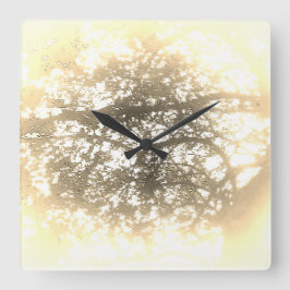 KUNST UND DESIGN KLICKEN QUADRATISCHE WANDUHR