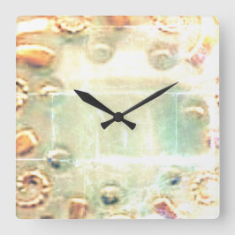 KUNST UND DESIGN KLICKEN QUADRATISCHE WANDUHR