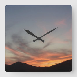 KUNST UND DESIGN KLICKEN QUADRATISCHE WANDUHR