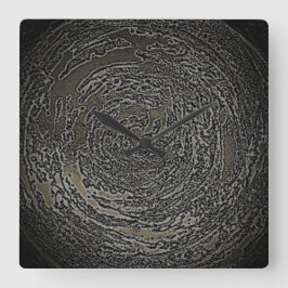 KUNST UND DESIGN KLICKEN QUADRATISCHE WANDUHR