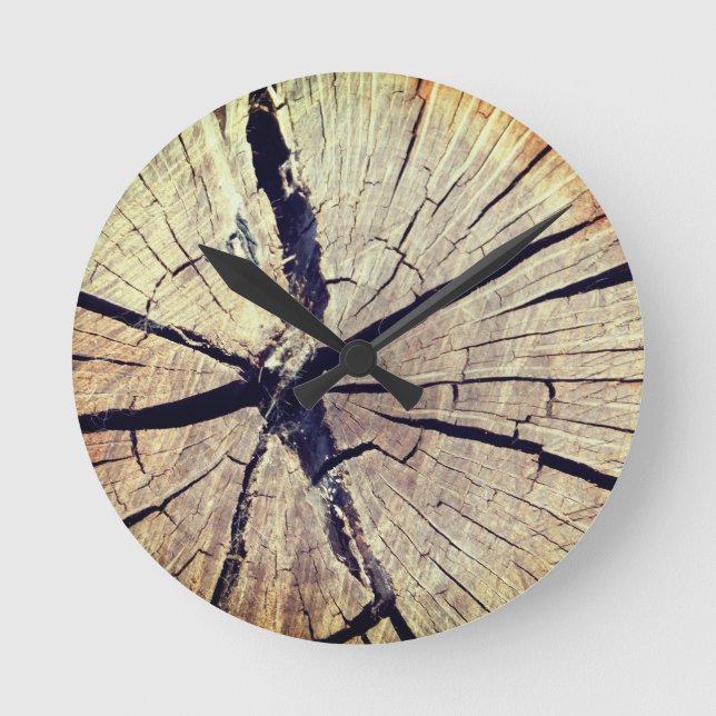 KUNST UND DESIGN KLICKEN RUNDE WANDUHR (Vorderseite)