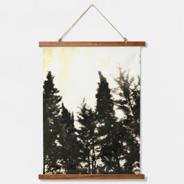 KUNST UND DESIGN VON HOLZTOPPESTRE WANDTEPPICH MIT HOLZRAHMEN