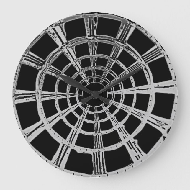 KUNST- UND DESIGN-WANDEL GROßE WANDUHR (Vorderseite)