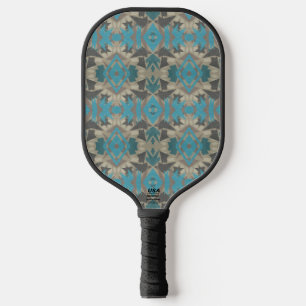 Kunst und Farben im amerikanischen Südwest-Stil Pickleball Schläger
