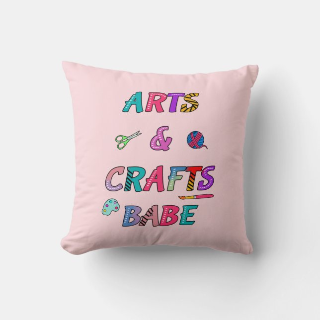 Kunst und Handwerk Babe Kissen (Vorderseite)