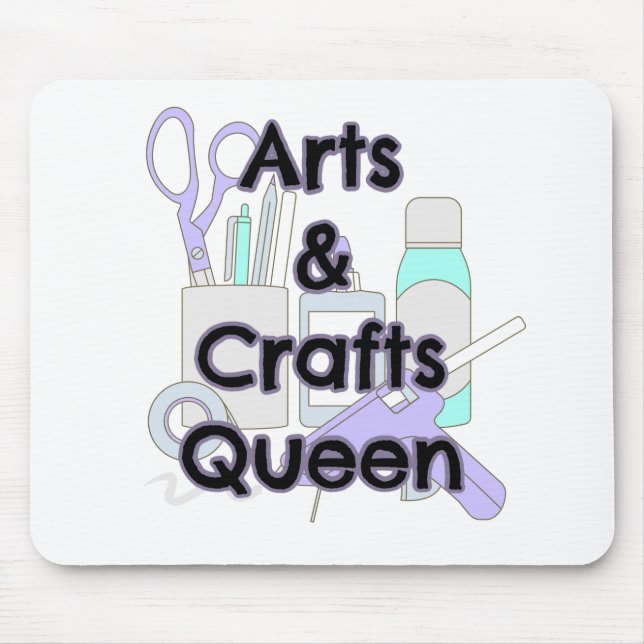 Kunst und Handwerk Königin Mousepad (Vorne)