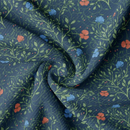 Kunst und Handwerk Mohnmuster Stoff