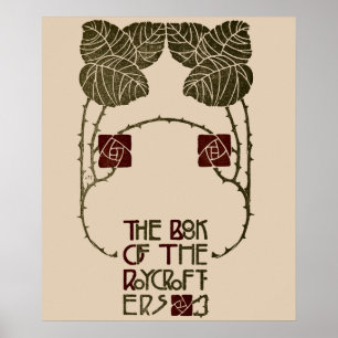 Kunst und Handwerk Roycroft Buch von Elbert Hubbar Poster