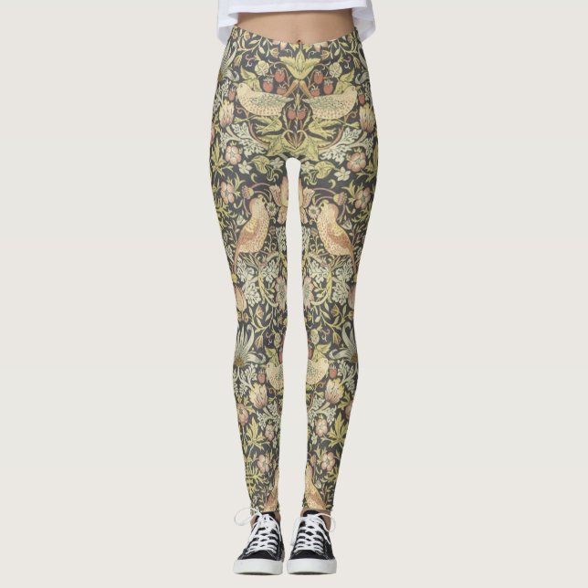Kunst- und Handwerksblumenmuster mit Leggings (Vorderseite)