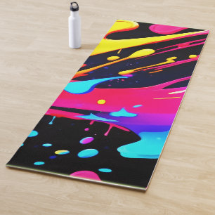 Kunst und Spritzer Yogamatte
