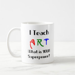 Kunst unterrichten kaffeetasse