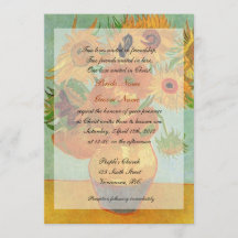 Kunst Van Gogh Sonnenblumen christliche Hochzeit