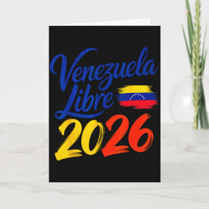 Kunst Venezuela Libre Patriotische Freiheitsflagge Karte
