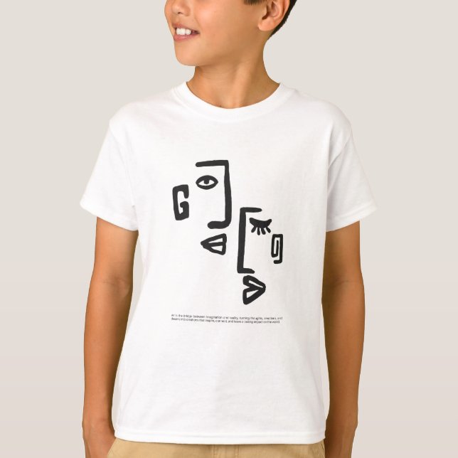 Kunst verbindet T-Shirt (Vorderseite)