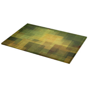 Kunst Vintage bunte abstrakte geometrische 2 Schneidebrett