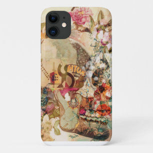 Kunst Vintage Zucker-Schädel-Blumen Case-Mate iPhone Hülle