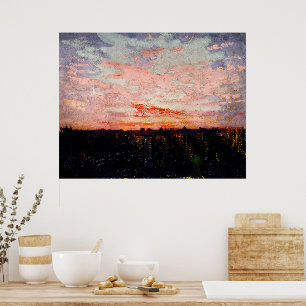 Kunst von Abbott Handerson Thayer Captivating Sunr Poster